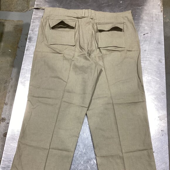 Eddie Bauer Linen Blend Drawstring Pants - Picture 2 of 7